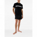 KARL LAGERFELD - elongated logo graphic tee - 999 - A3M46001/999