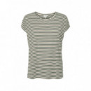camisetas mujer Camiseta VERO MODA Aware Pristine / Laurel Wreath