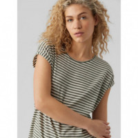 Camisetas Mujer Camiseta VERO MODA Aware Pristine / Laurel Wreath