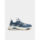 Playeras REEBOK Hombre Azul Blanco