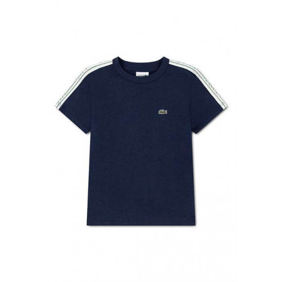 Lcb LACOSTE Taping Tee Marine
