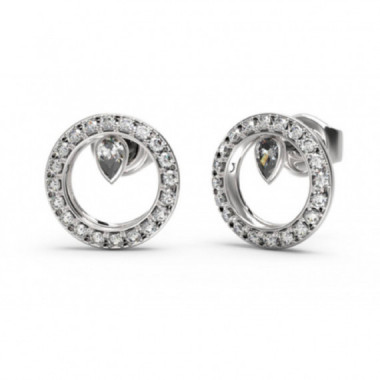 Pendientes Tiny Dancer Plateado  GUESS