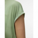 camisetas mujer Camiseta VERO MODA AVA Aware Mistletoe