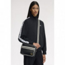 Bolsos Bolso FRED PERRY Mini de Hombro Negro / Crudo