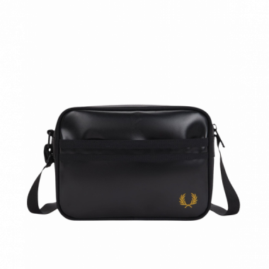 Bolsos Bolso FRED PERRY Mini de Hombro Tonal Negro / Dorado