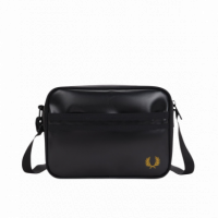 Bolsos Bolso FRED PERRY Mini de Hombro Tonal Negro / Dorado
