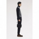 Bolsos Bolso FRED PERRY Mini de Hombro Tonal Negro / Dorado