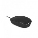 NGS Raton Optico Con Cable Tipo C FLAME-C Negro