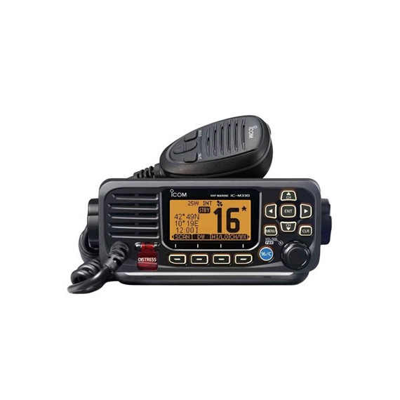 ICOM Emisora Movil Banda Marina Vhf con GPS IC-M330 Ge