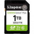KINGSTON Tarjeta Sd 1TB 150MB/S Canvas Select Plus