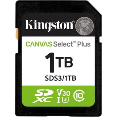 KINGSTON Tarjeta Sd 1TB 150MB/S Canvas Select Plus