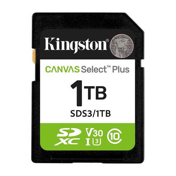 KINGSTON Tarjeta Sd 1TB 150MB/S Canvas Select Plus