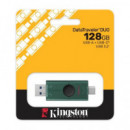 KINGSTON Pendrive 128GB USB A/tipo C Data Traveler Duo