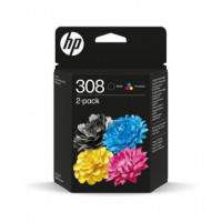HP Pack Tinta 308 Negro+color