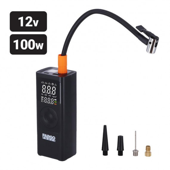 Mini Compresor de Aire 150 Psi FARGO TOOLS 3X2000MAH