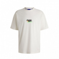 HUGO Camiseta Blanca 50536122-121
