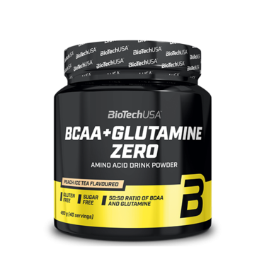 Bcaa + Glutamine Zero Biotechusa - 480GR  BIOTECH USA