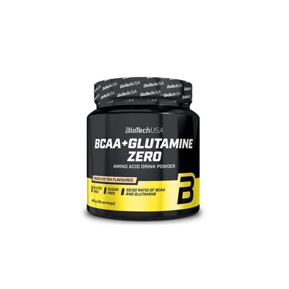 Bcaa + Glutamine Zero Biotechusa - 480GR  BIOTECH USA