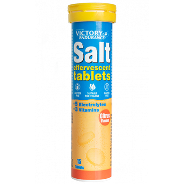Salt Effervescent Tabs Victory - 15 Tabletas  VICTORY ENDURANCE