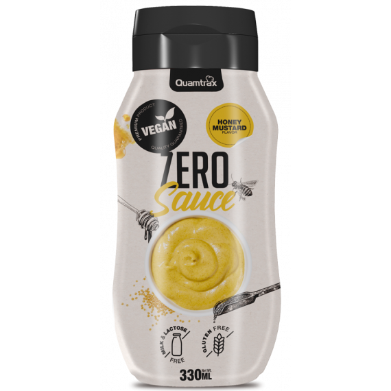Salsa Mostaza Miel Zero QUAMTRAX - 330 Ml