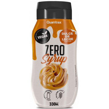 Sirope Dulce de Leche Zero QUAMTRAX - 330 Ml
