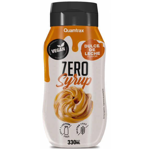 Sirope Dulce de Leche Zero QUAMTRAX - 330 Ml