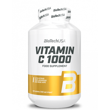 Vitamin C 1000 Biotechusa - 100 Tabs  BIOTECH USA