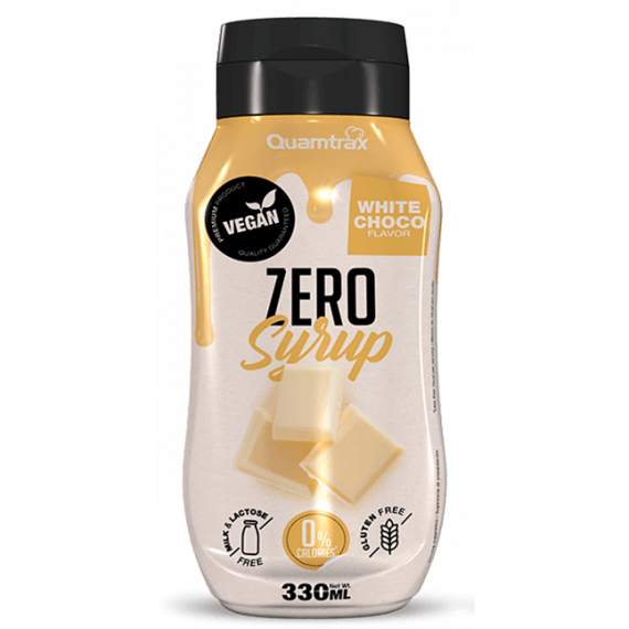 Sirope Choco Blanco Zero QUAMTRAX - 330ML