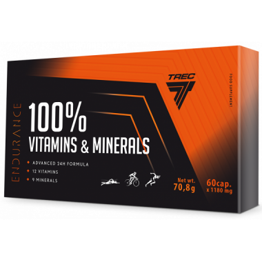 100% VITAMINS & MINERALS Trec Nutrition - 60 Caps