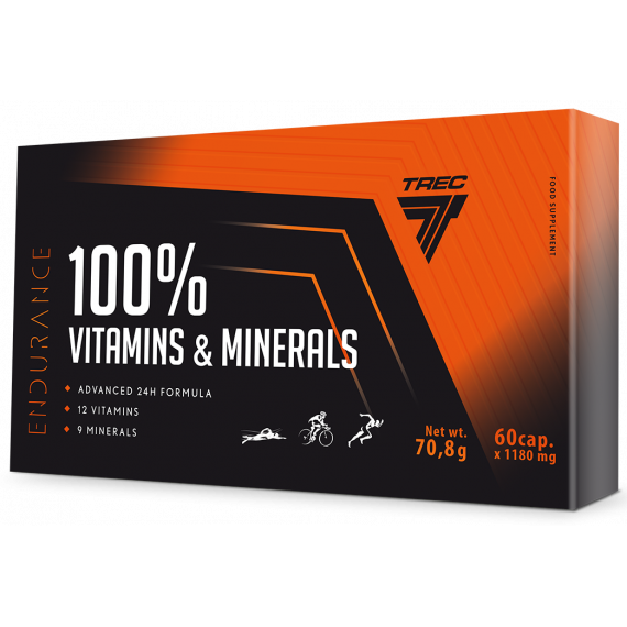 100% VITAMINS & MINERALS Trec Nutrition - 60 Caps