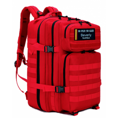 Mochila Tactica No Pain No Gain - Roja 45 L  BEVERLY