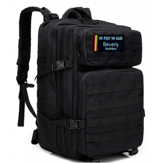 Mochila Tactica No Pain No Gain - Negra 45 L  BEVERLY