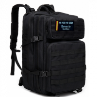 Mochila Tactica No Pain No Gain - Negra 45 L  BEVERLY