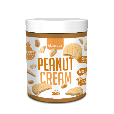 Crema de Cacahuete & Galletas QUAMTRAX - 250GR