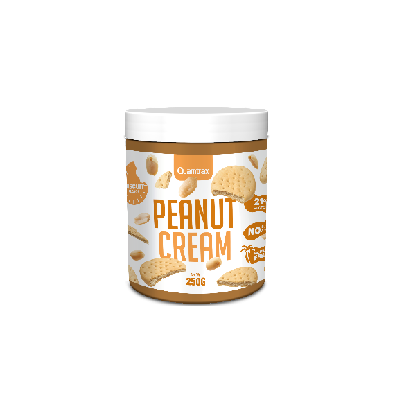 Crema de Cacahuete & Galletas QUAMTRAX - 250GR