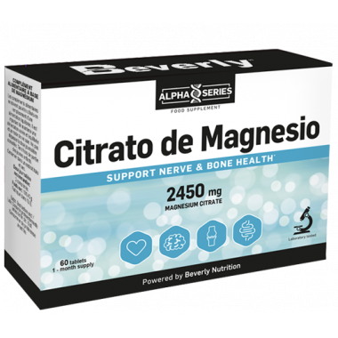 Citrato de Magnesio 2450 Mg BEVERLY - 60 Tabs