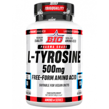 L-tyrosina Big - 60 Caps  BIG SUPPLEMENTS