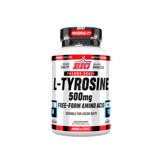 L-tyrosina Big - 60 Caps  BIG SUPPLEMENTS