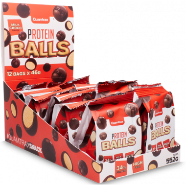 Protein Balls QUAMTRAX - 46 Gr (caja 12UD)