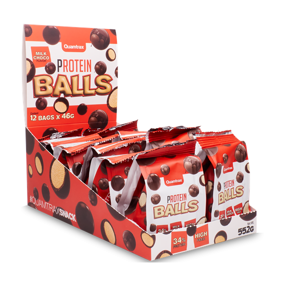 Protein Balls QUAMTRAX - 46 Gr (caja 12UD)