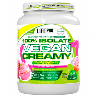 100% Isolate Vegan Creamy LIFE PRO - 1 Kg