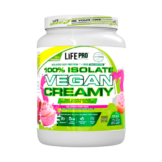 100% Isolate Vegan Creamy LIFE PRO - 1 Kg