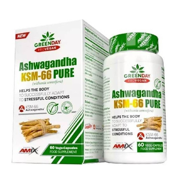 Ashwagandha KSM-66 Pure Vegan AMIX NUTRITION - 60 Caps