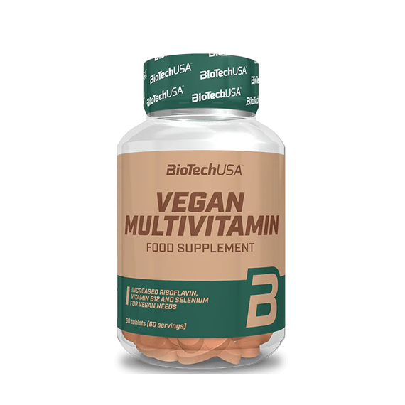 Vegan Multivitamin Biotechusa - 60 Tabs  BIOTECH USA