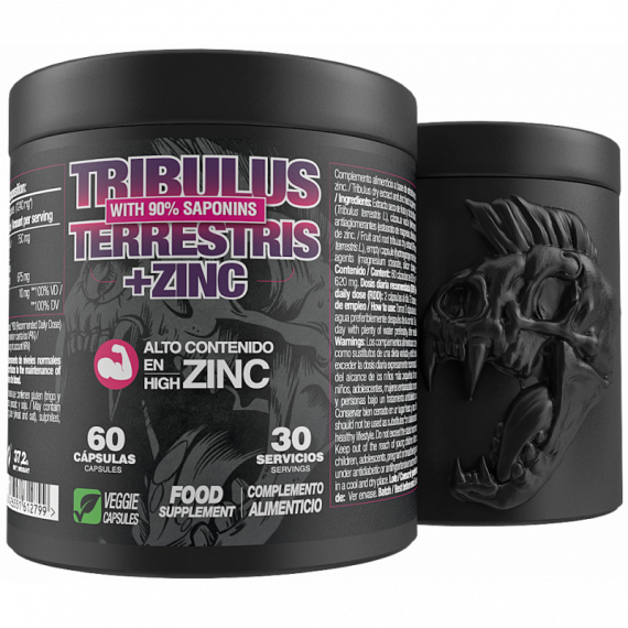 Tribulus + Zinc ZOOMAD LABS - 60 Caps