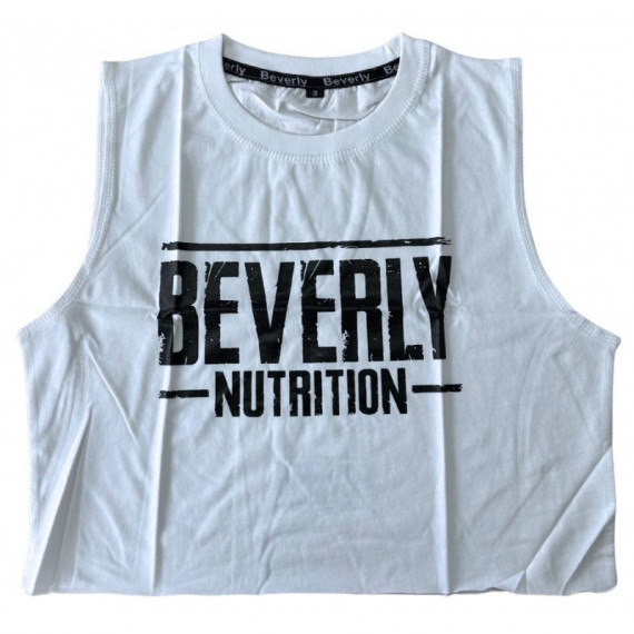 Camiseta Top Crop Blanco BEVERLY Team Oficial - Mujer