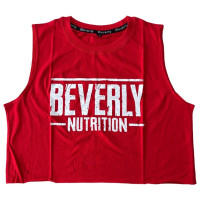 Camiseta Top Crop Rojo BEVERLY Team Oficial - Mujer