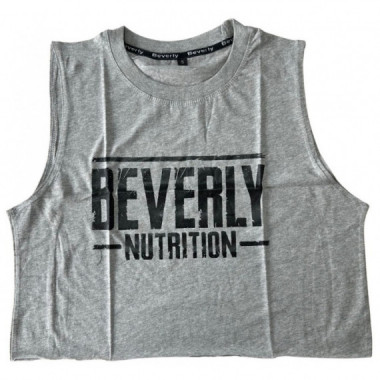 Camiseta Top Crop Gris BEVERLY Team Oficial - Mujer