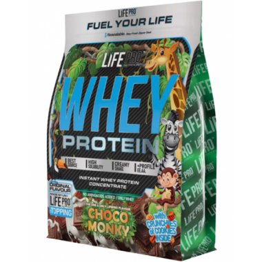 Whey Protein Choco Monky Bag Edition LIFE PRO - 1 Kg