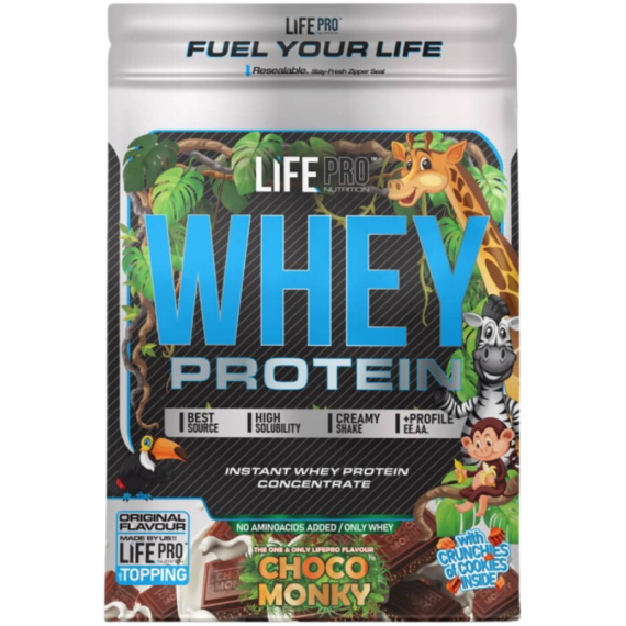 Whey Protein Choco Monky Bag Edition LIFE PRO - 2 Kg
